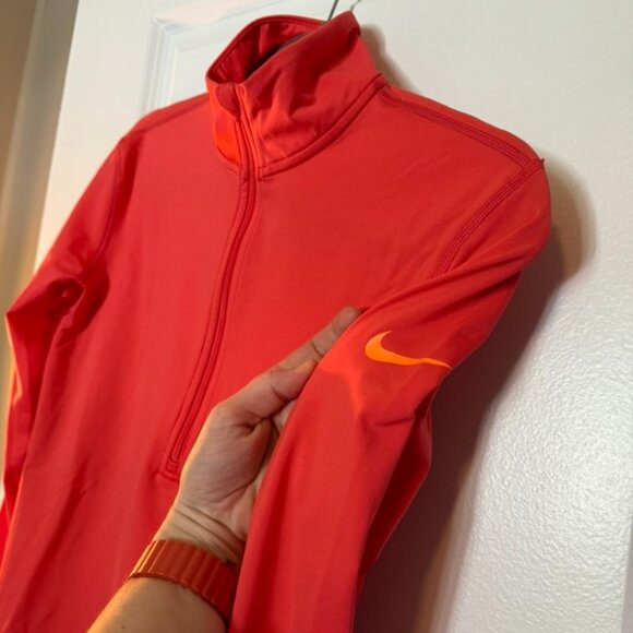 Nike Dri Fit Workout Top Base Layer Long Sleeve Quarter ¼ Zip Jacket - Picture 2 of 9